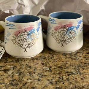 Pair evil eye mugs‎ 🧿